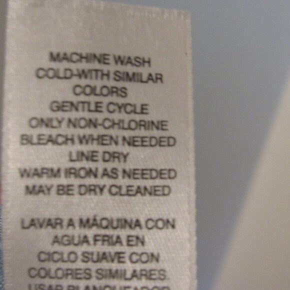 Chico's Off Shoulder Dress Women's Size 0 Blue Lace 3/4 Sleeves Adjustable Strap - Picture 7 of 7